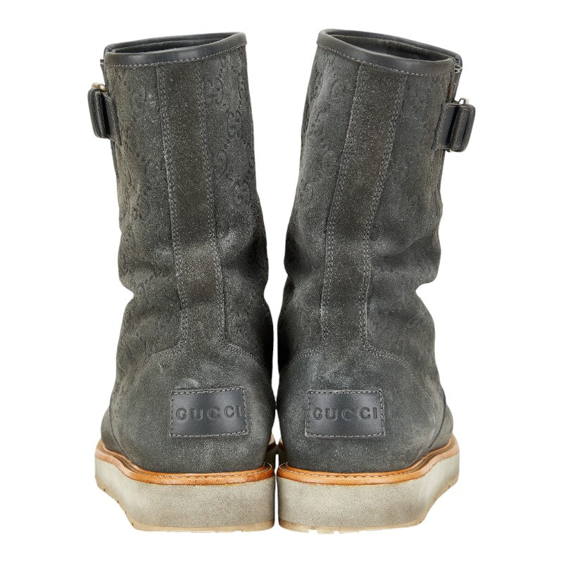 Gucci Guccissima Suede Boots