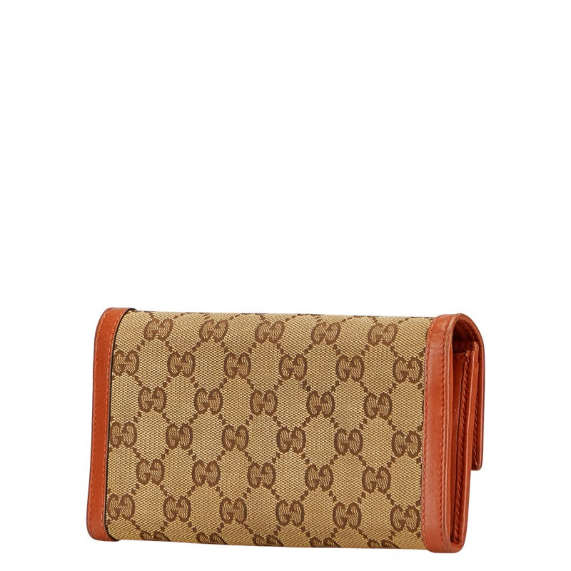 Gucci Interlocking G GG Canvas Long Wallet