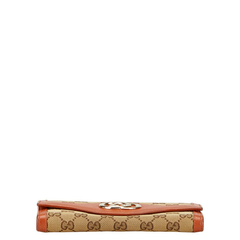 Gucci Interlocking G GG Canvas Long Wallet