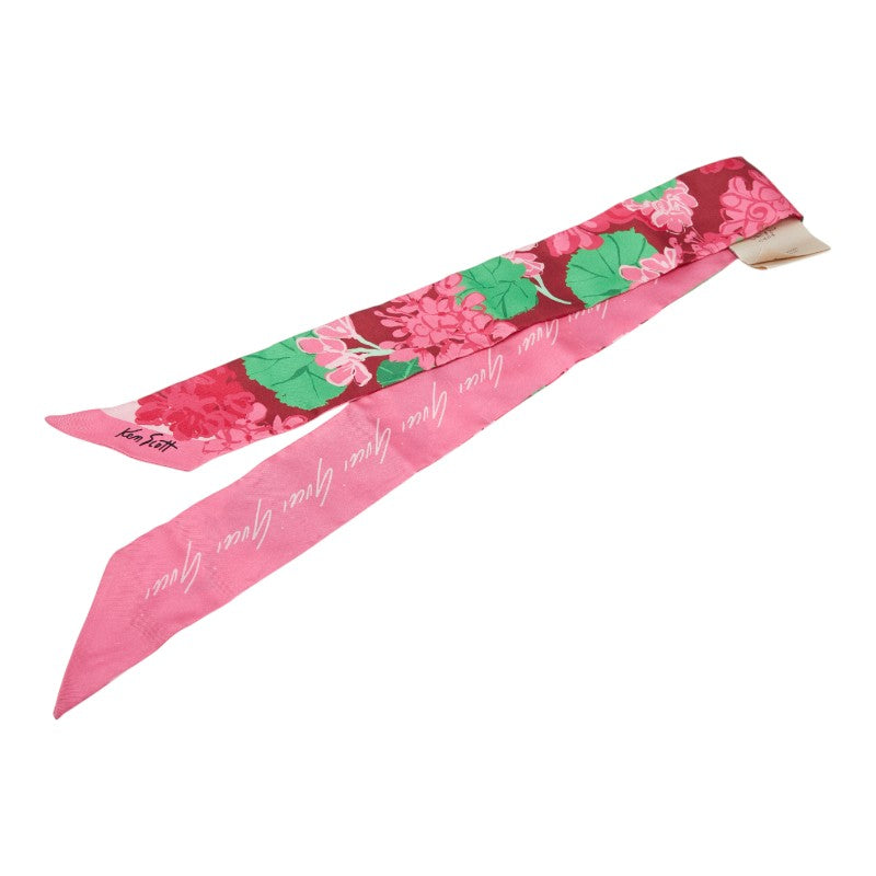 Gucci Ken Scott Botanical Print Silk Neck Bow