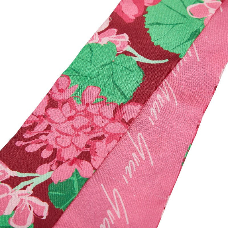 Gucci Ken Scott Botanical Print Silk Neck Bow