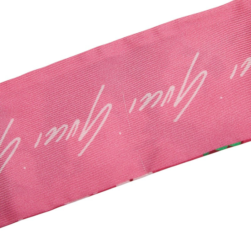 Gucci Ken Scott Botanical Print Silk Neck Bow