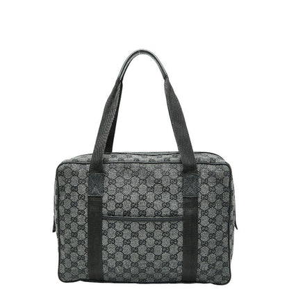 Gucci GG Canvas Canvas Leather Business Bag