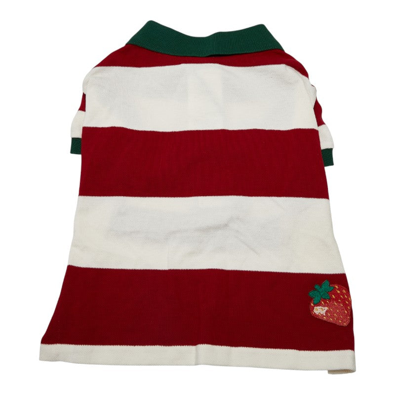 Gucci Border Strawberry Cotton Pet Wear