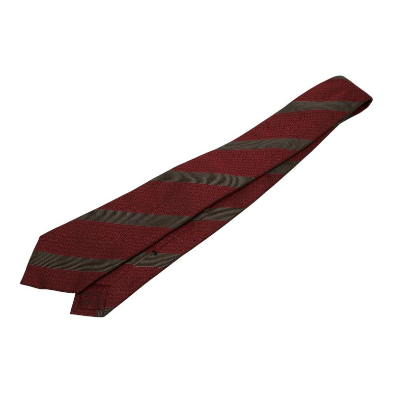 Gucci Interlocking Stripe Silk Tie