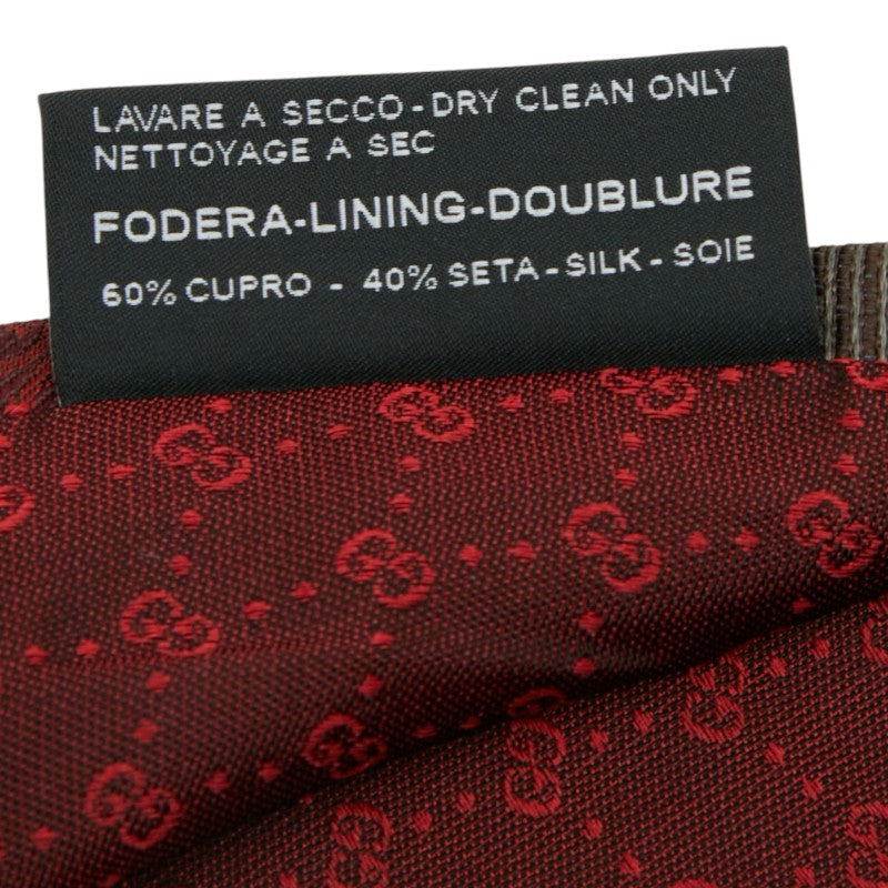 Gucci Interlocking Stripe Silk Tie