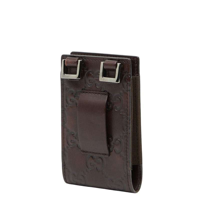 Gucci Gucci Signature Leather Phone Holder