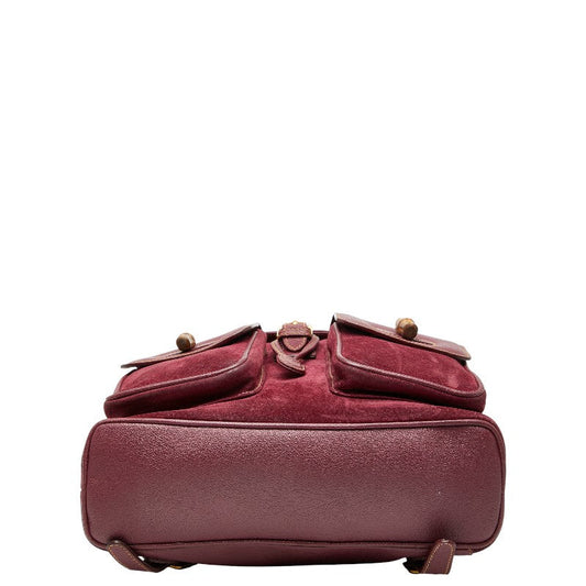 Gucci Bamboo Suede Backpack