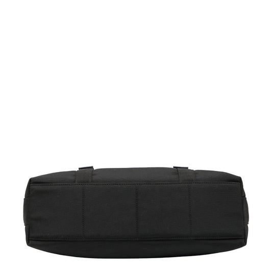 Gucci 122373 Nylon Leather Messenger Bag
