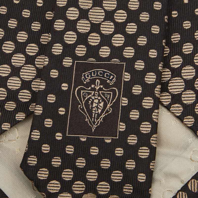Gucci Dot Motif Silk Tie