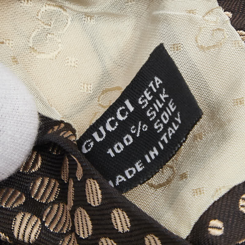 Gucci Dot Motif Silk Tie