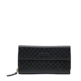 Gucci Microguccissima Leather Long Wallet