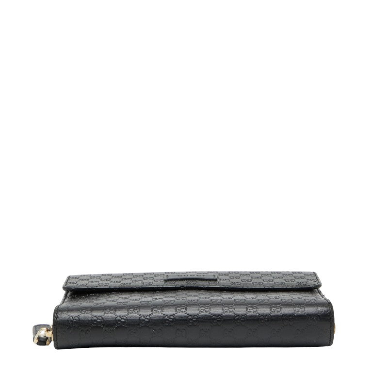 Gucci Microguccissima Leather Long Wallet