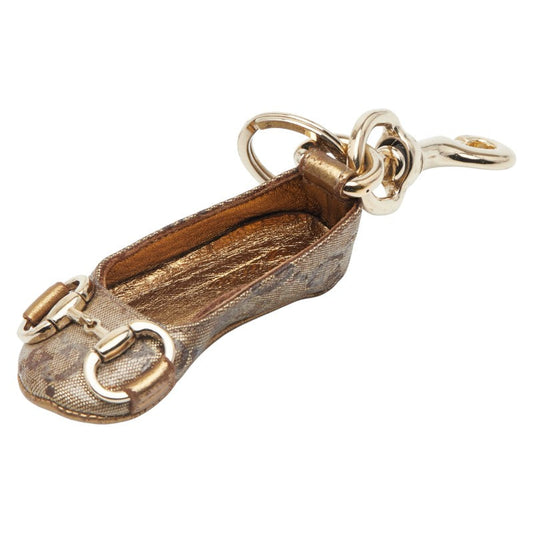 Gucci GG Canvas Horsebit Shoes Charm