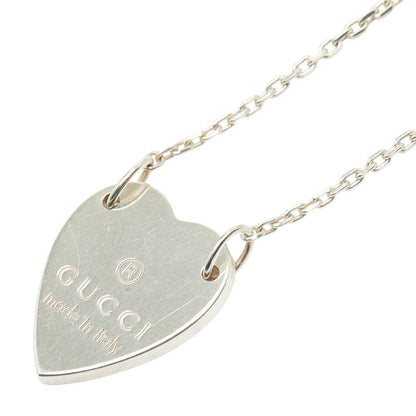 Gucci  Heart Silver Necklace