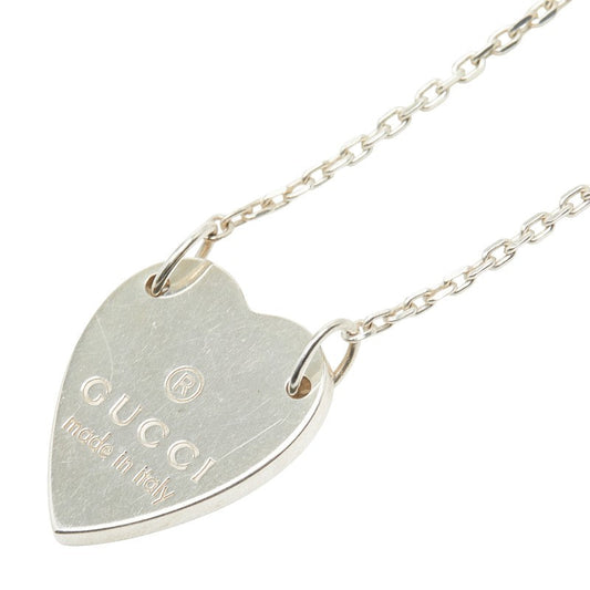 Gucci  Heart Silver Necklace