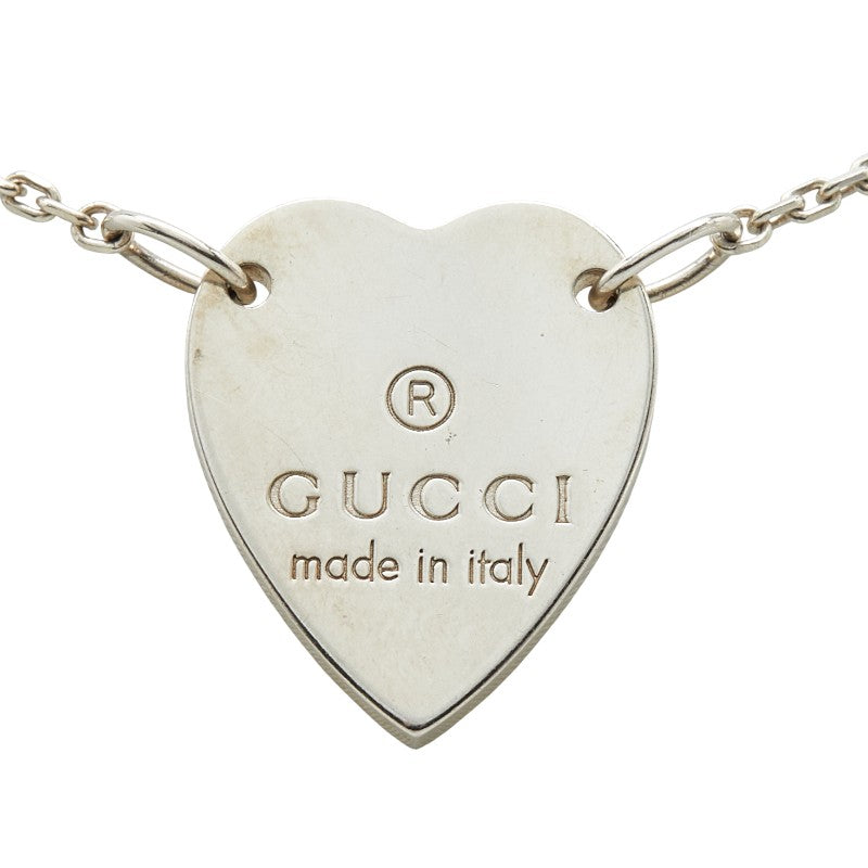 Gucci  Heart Silver Necklace