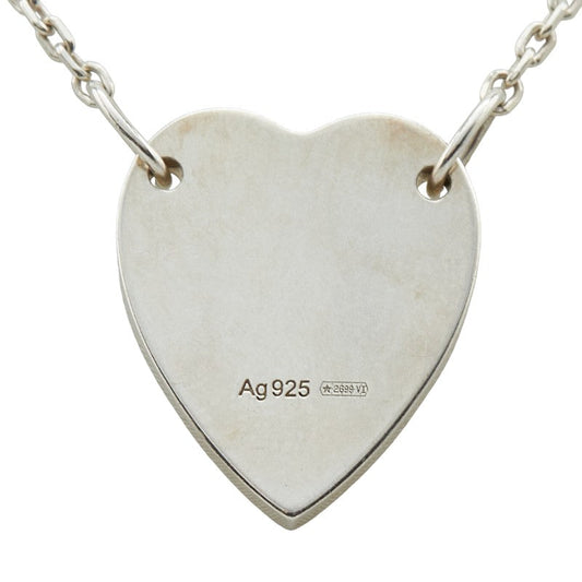 Gucci  Heart Silver Necklace