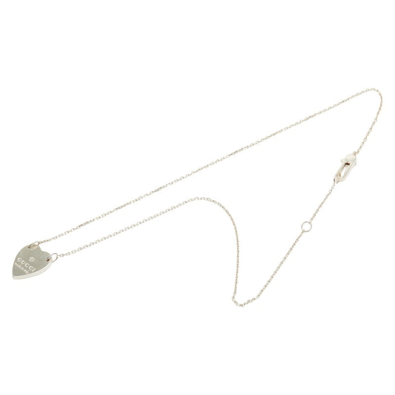 Gucci  Heart Silver Necklace
