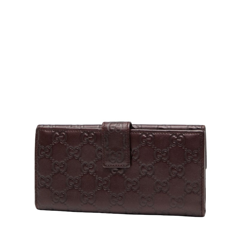 Gucci Guccissima Leather Long Wallet