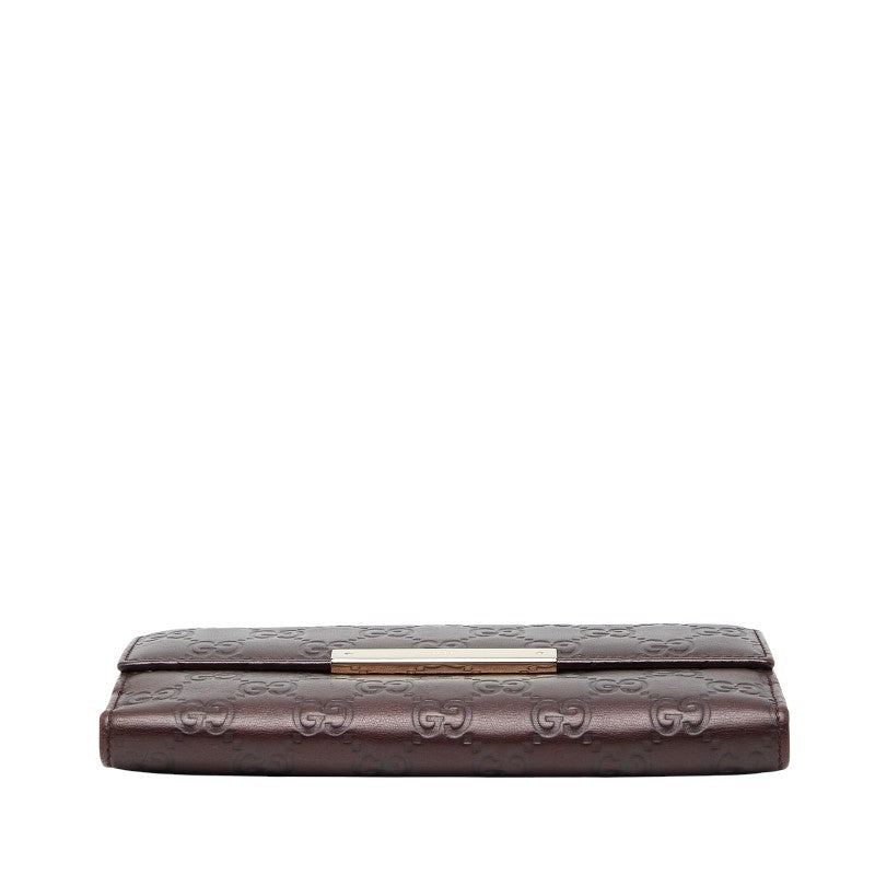 Gucci Guccissima Leather Long Wallet