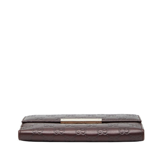 Gucci Guccissima Leather Long Wallet
