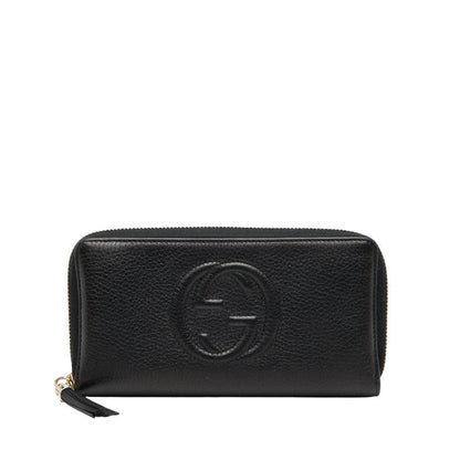 Gucci Soho Interlocking G Leather Long Wallet