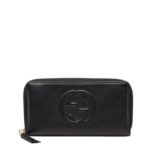 Gucci Soho Interlocking G Leather Long Wallet