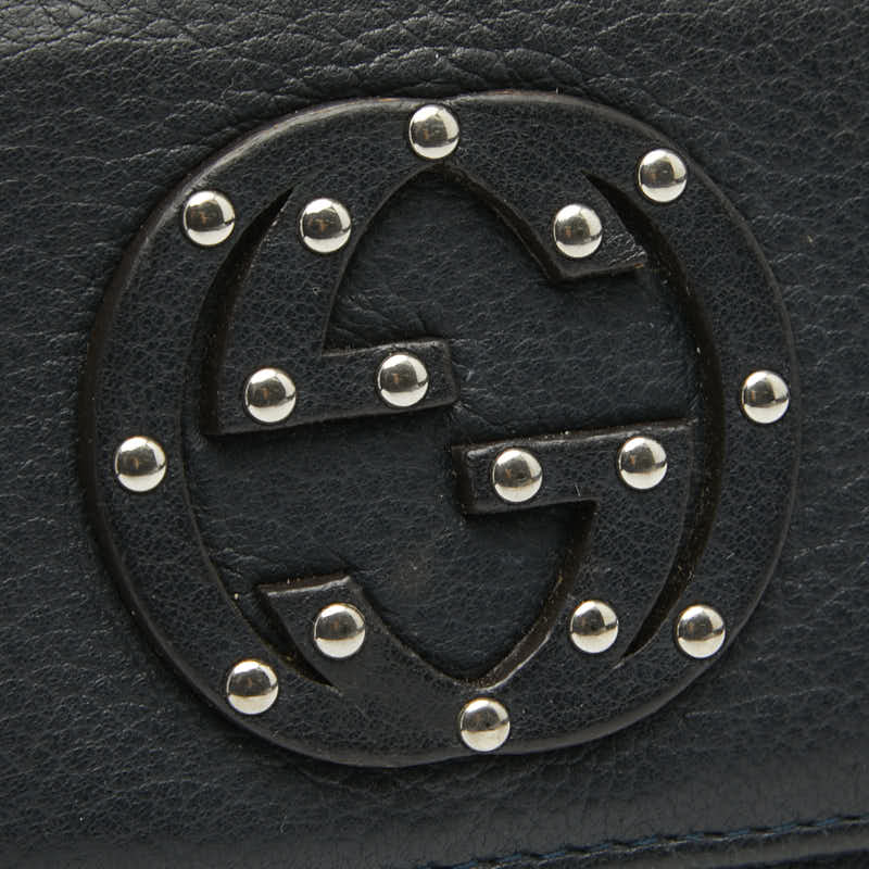 Gucci Interlocking G Leather Long Wallet