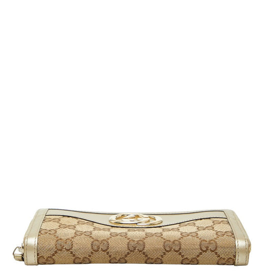 Gucci GG Canvas Interlocking G Long Wallet