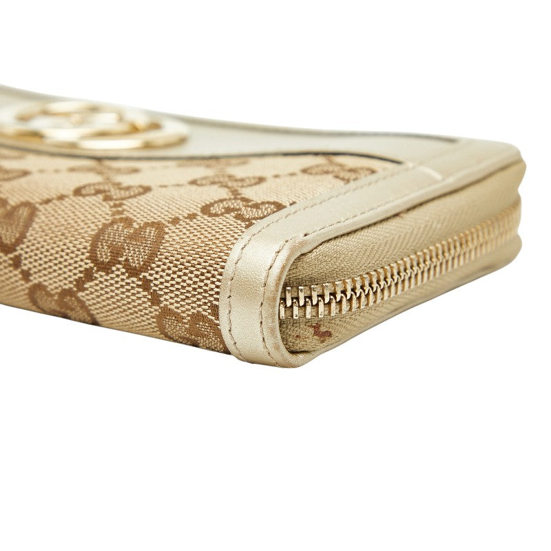 Gucci GG Canvas Interlocking G Long Wallet