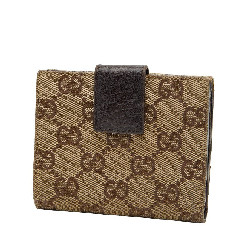 Gucci Horsebit GG Canvas Bifold Wallet
