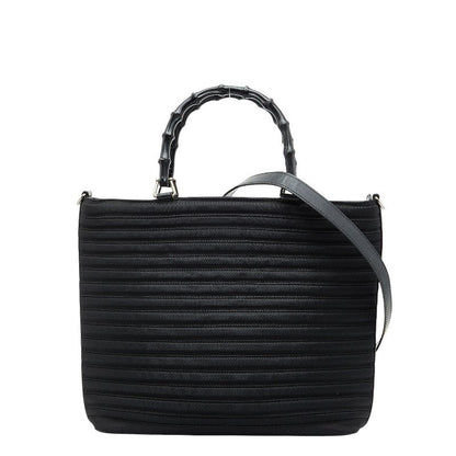 Gucci Bamboo Nylon 2way Bag