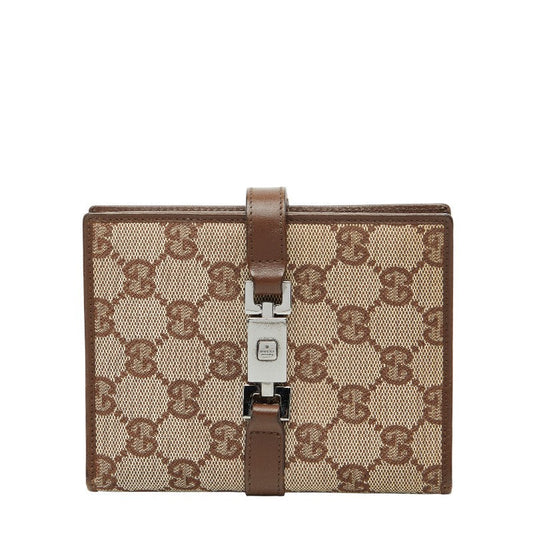 Gucci Jackie GG Canvas Leather Notebook Cover