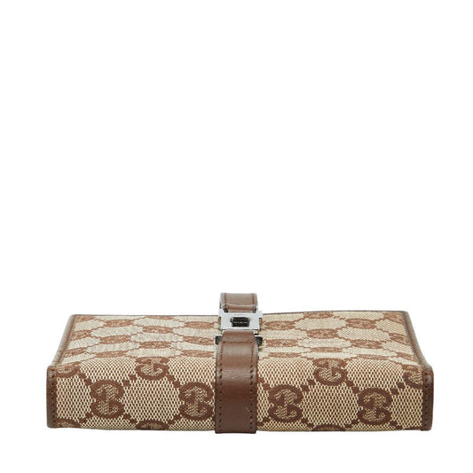 Gucci Jackie GG Canvas Leather Notebook Cover