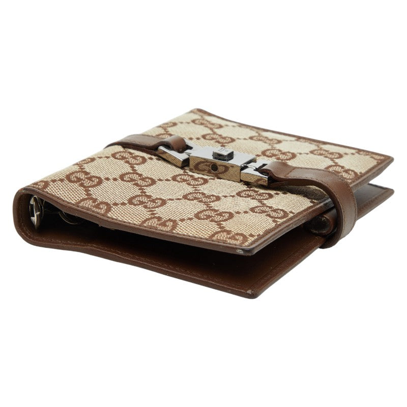 Gucci Jackie GG Canvas Leather Notebook Cover