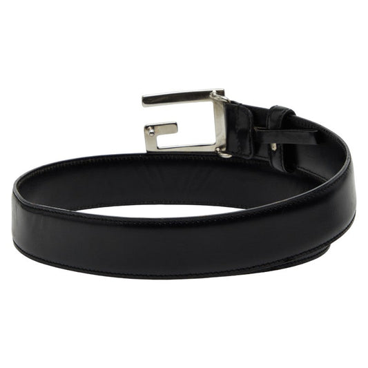 Gucci G Buckle Leather Belt