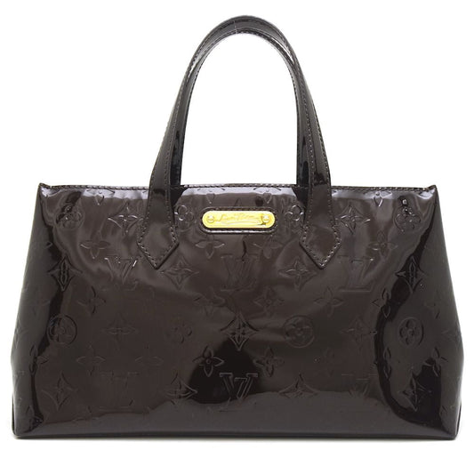Louis Vuitton Vernis Wilshire PM Amaranto Tote Bag Handbag