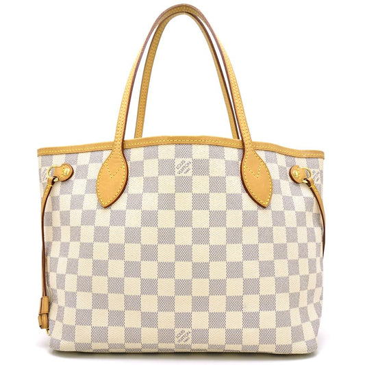 Louis Vuitton Damier Azur Neverfull PM Tote Bag