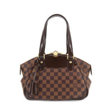 Louis Vuitton Damier Verona PM Hand Bag Ebene Brown