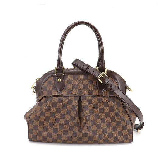 Louis Vuitton Damier Trevi PM 2 Way Hand Shoulder Bag Ebene