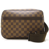 Louis Vuitton Damier Reporter PM Ebene Shoulder Bag Brown