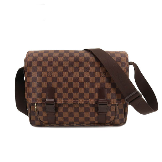 Louis Vuitton Damier Messenger Melville Shoulder Bag Ebene Brown