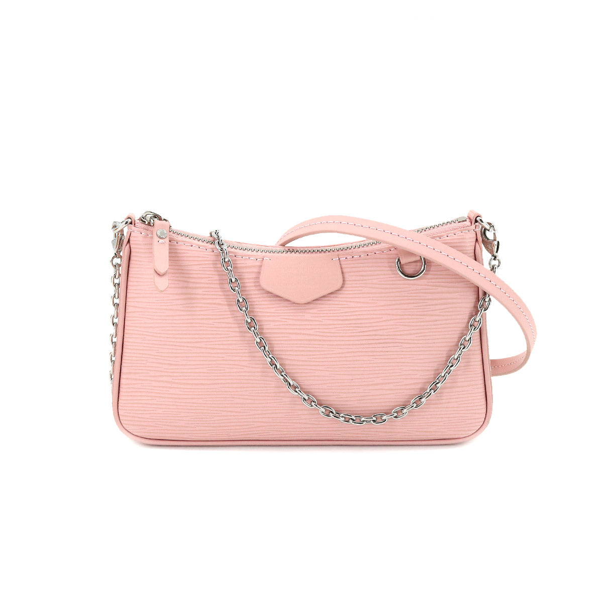 Louis Vuitton Epi Easy Pouch Shoulder Bag Leather Rose Ballerine Pink