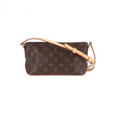 Louis Vuitton Monogram Trotter Shoulder Bag Brown