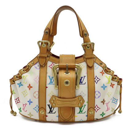 Louis Vuitton White Multicolor Theda PM Handbag