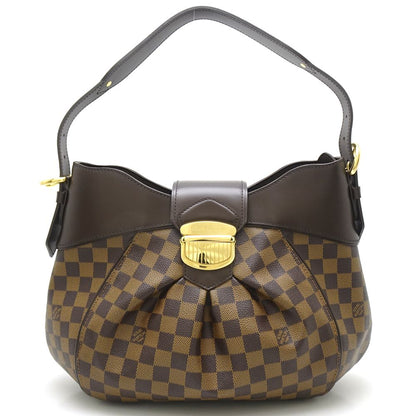 Louis Vuitton Damier Sistina MM Ebene Shoulder Bag Brown