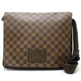 Louis Vuitton Damier Brooklyn MM Ebene Shoulder Bag Brown