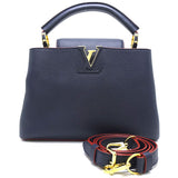Louis Vuitton Capucines BB Taurillon Leather Marine Rouge