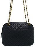 Chanel Matelasse Chain Shoulder Bag Black